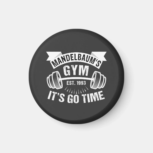 Mandelbaum’s Gym It’s Go Time マグネット (正面)