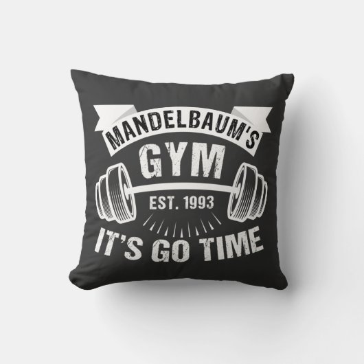 Mandelbaum's Gym It's Go Time クッション (正面)