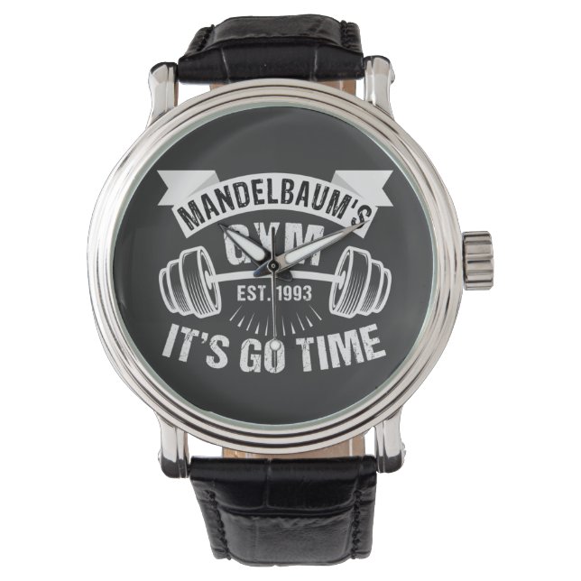Mandelbaum's Gym It's Go Time 腕時計 (正面)
