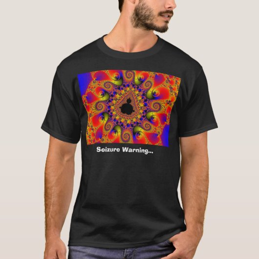 Mandelbrotのクロスヘア Tシャツ (正面)