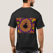 Mandelbrotのクロスヘア Tシャツ (裏面)