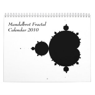 Mandelbrotのフラクタルのカレンダー2010年 カレンダー