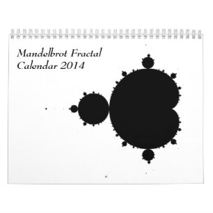 Mandelbrotのフラクタルのカレンダー2014年 カレンダー