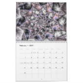 Mandelbrotのフラクタルのカレンダー2014年 カレンダー (2月 2027)