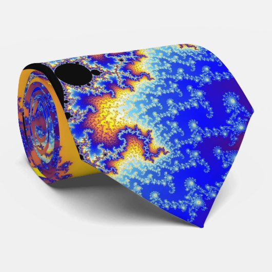Mandelbrotのフラクタルのタイ ネクタイ (ロール)