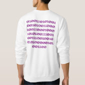 Mandelbrotの一定のグラフィック スウェットシャツ (裏面)