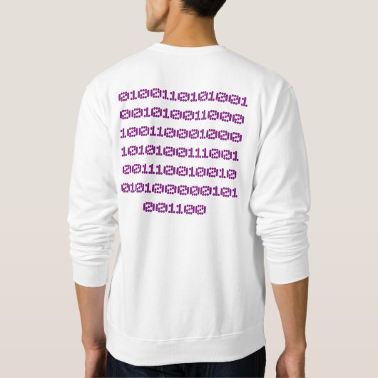 Mandelbrotの一定のグラフィック スウェットシャツ (裏面)