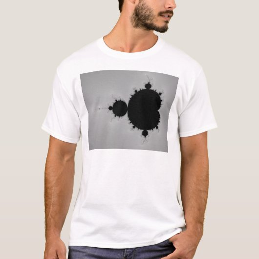 Mandelbrotの一定のフラクタルの形 Tシャツ (正面)