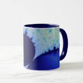 Mandelbrotの正気でないマグ マグカップ (正面右)