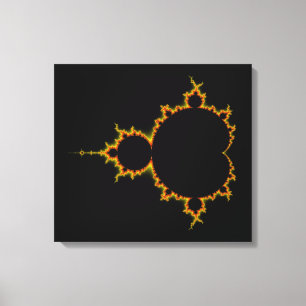 Mandelbrotの激しい一定のキャンバスプリント キャンバスプリント