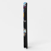 Mandelbrotの青い二重螺線形のフラクタル Case-Mate iPhoneケース (裏面/左)