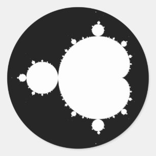 Mandelbrotは02を-フラクタル置きました ラウンドシール