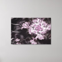 Mandelbrotセットフラクタルデジタルアートピンク&ブラック