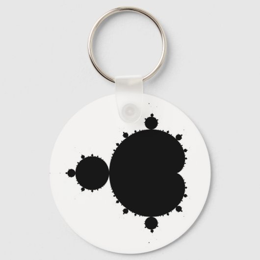 Mandelbrotセット01 – フラクタル キーホルダー (正面)