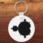 Mandelbrotセット01 – フラクタル キーホルダー (正面)