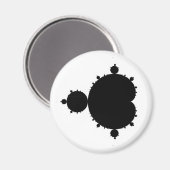 Mandelbrotセット01 – フラクタル マグネット (正面/裏面)