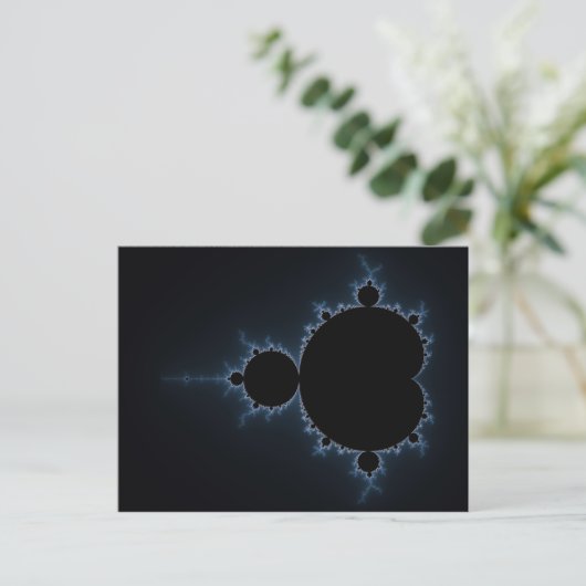 Mandelbrotセット07 – フラクタル ポストカード (スタンド正面)