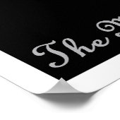 Mandelbrotセット（負） ポスター (角)