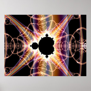 Mandelbrot: 半透明 ポスター