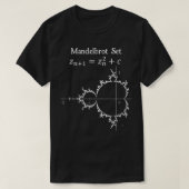 Mandelbrot Set Chaos Butterfly Physics Math Teache Tシャツ (デザイン正面)