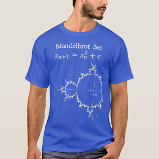 Mandelbrot Set Fractal Chaos Theory Math Physics D Tシャツ