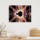 Mandelbrot : translucent ポスター (キッチン)