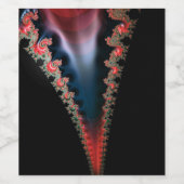 Mandelbrot Zipワインラベル ワインラベル (シングルラベル)