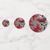 Mandelbrotsテーブル紙吹雪の美しい コンフェッティ (正面)