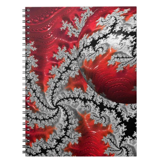 Mandelbrots Spiral Notebook美しい ノートブック (正面)
