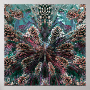 Mandelbulb Fractel ポスター
