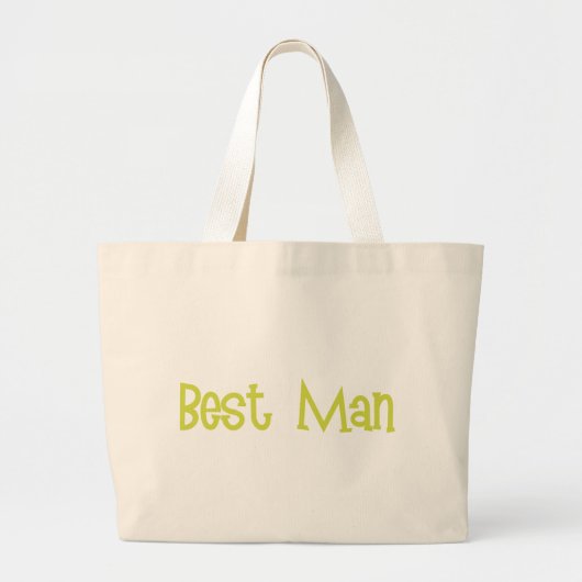 Mandi-BestMan-Ylw ラージトートバッグ (正面)