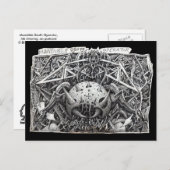 Mandible Death Operator、Brian Benson Postague著 ポストカード (正面/裏面)