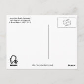 Mandible Death Operator、Brian Benson Postague著 ポストカード (裏面)