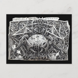 Mandible Death Operator、Brian Benson Postague著 ポストカード