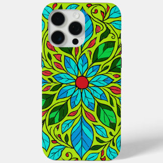 Mandola Leaves Design  iPhone 15 Pro Maxケース