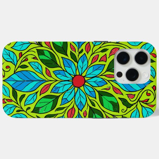 Mandola Leaves Design  Case-Mate iPhoneケース (裏面 (横))