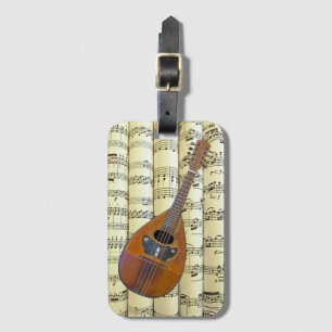 Mandolin 02のシ転がートミュージック~ ラゲッジタグ