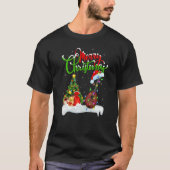 Mandolin Music  Xmas Decorations Mandolin Christma Tシャツ (正面)