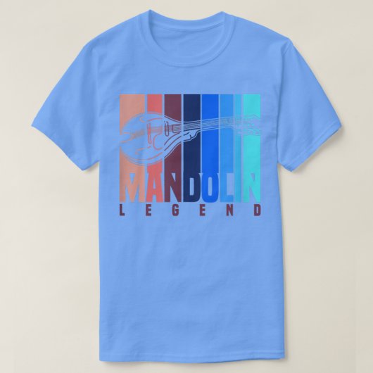 Mandolin Player Musician Bluegrass Music Tシャツ (デザイン正面)