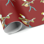 Mandolin Playing Stickman ラッピングペーパー (ロールコーナー)