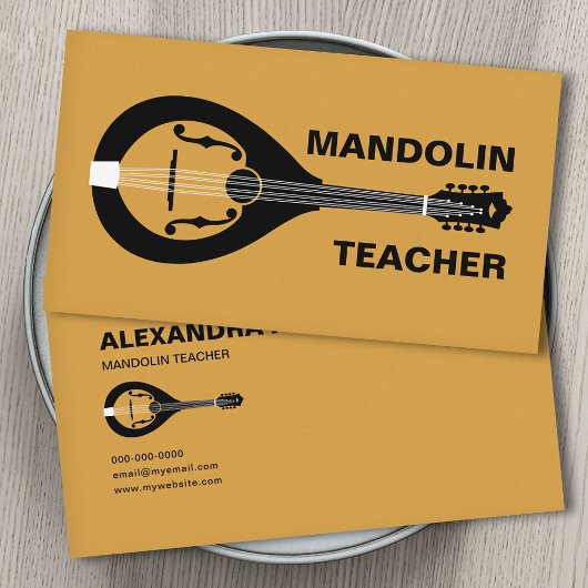 Mandolin Teacher 名刺