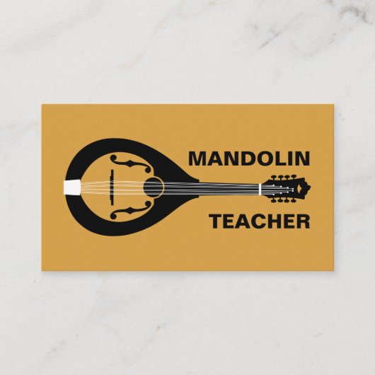 Mandolin Teacher 名刺 (正面)