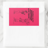 Mandolin Zombie Explode Rectangular Sticker 長方形シール (バッグ)