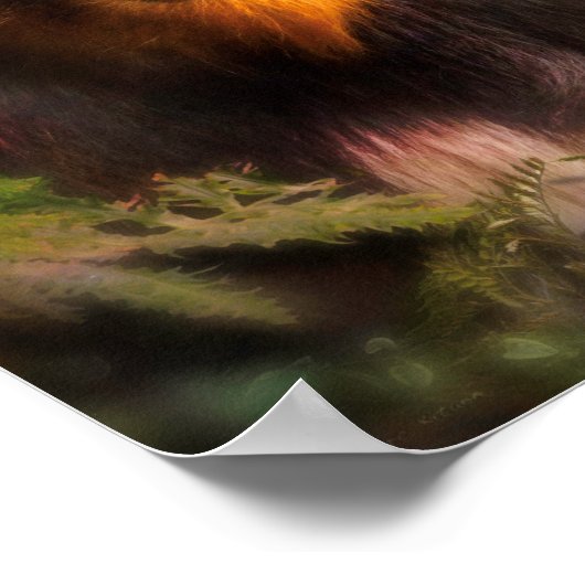 Mandril Baboon MASK IN THE JUNGLE ポスター (角)