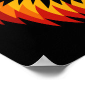 Mandrill Mask Color Illustration ポスター (角)