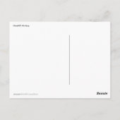 Mandrill Monkey Father's Dayはがき ポストカード (裏面)