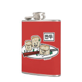 Manduの韓国のゆで団子の点心の朝食ハングル フラスク (左)