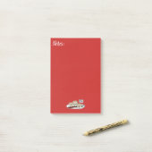 Manduの韓国のゆで団子の点心の朝食ハングル ポストイット (デスク上)