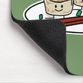 Manduの韓国のゆで団子の点心の朝食ハングル マウスパッド (コーナー)