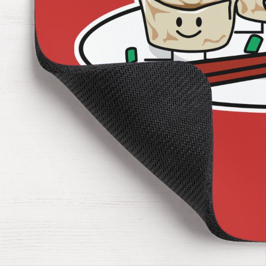 Manduの韓国のゆで団子の点心の朝食ハングル マウスパッド (コーナー)